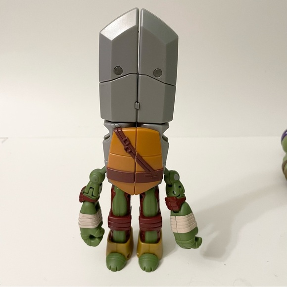 TNMT Teenage Mutant Ninja Turtle Donatello and Leonardo Weapon Mutation Toys - Picture 8 of 15